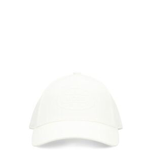 BOSS Baseball Cap with Emed Logo Men WHITE Hats & Caps
